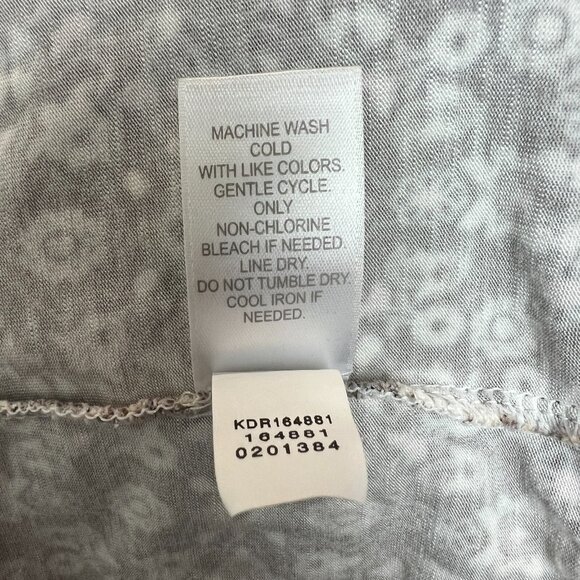 J Jill Maxi Dress Medium Brown Beige Sleeveless Floral Stretch Racerback Boho‎ M - Picture 14 of 14